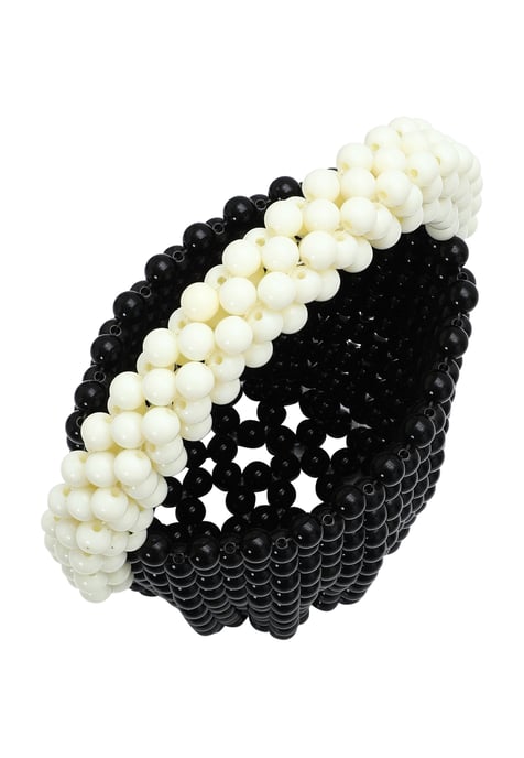 Mymo Handtas Dames zwart en wit - Image 3