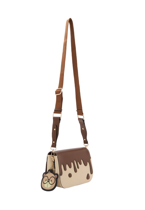 Mymo schoudertas schoudertas meisjes beige bruin - Image 2