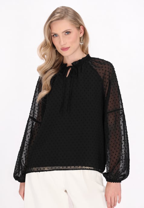 Dreimaster Blouse vrouwen zwart - Image 3
