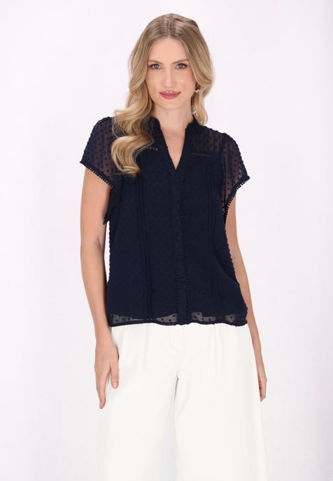 Dreimaster Blouse vrouwen marine - Image 3