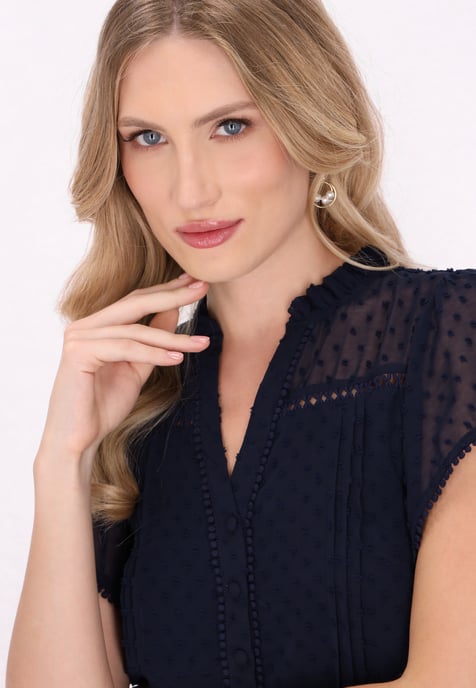 Dreimaster Blouse vrouwen marine - Image 5