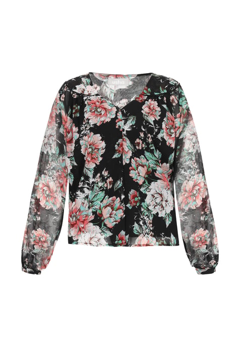 usha Blouse vrouwen zwart veelkleurig - Image 1