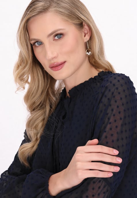 Dreimaster Blouse vrouwen marine - Image 5
