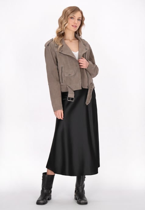 Dreimaster Jas vrouwen taupe grijs - Image 2