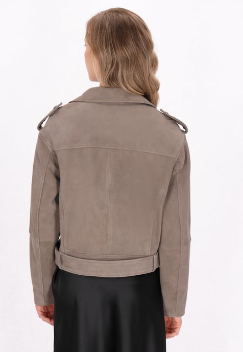 Dreimaster Jas vrouwen taupe grijs - Image 4