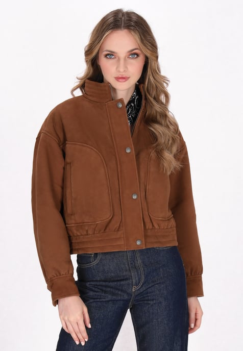 Dreimaster Jas vrouwen cognac - Image 3