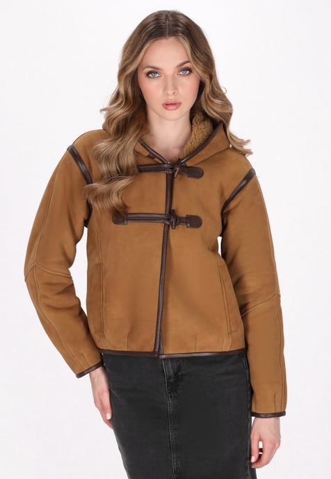 Dreimaster Jas vrouwen cognacbruin - Image 3