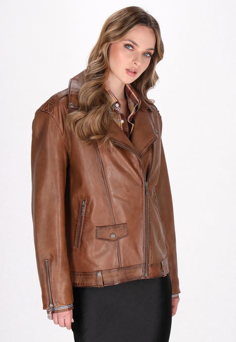 Dreimaster Jas vrouwen cognac - Image 3