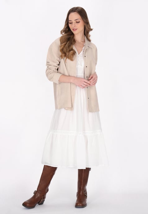 Dreimaster Jas vrouwen offwhite - Image 2