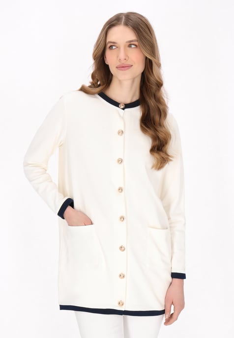 Dreimaster Vest vrouwen offwhite - Image 3