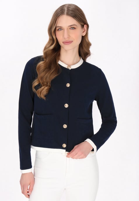 Dreimaster Vest vrouwen marine - Image 3