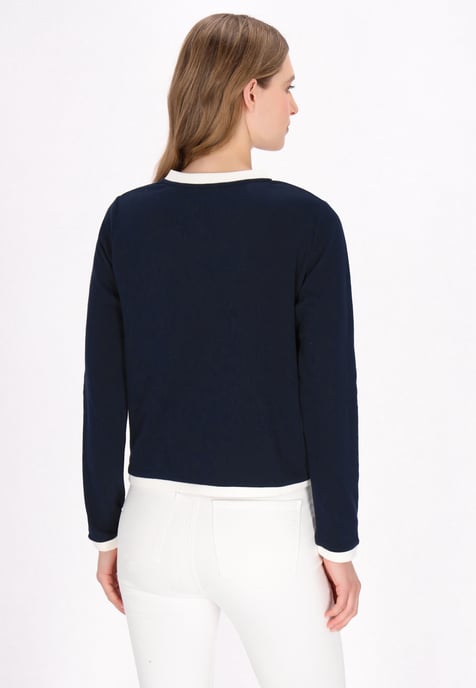 Dreimaster Vest vrouwen marine - Image 4