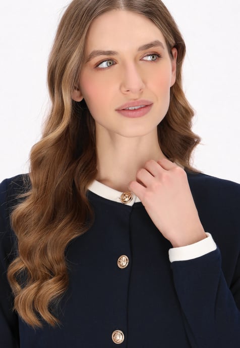 Dreimaster Vest vrouwen marine - Image 5
