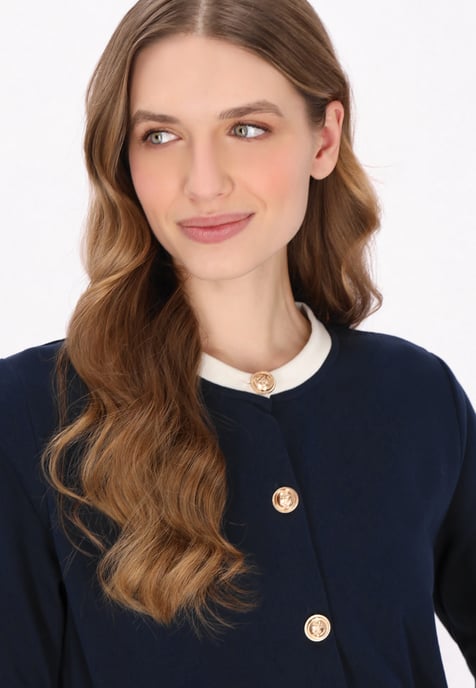 Dreimaster Vest vrouwen marine - Image 5