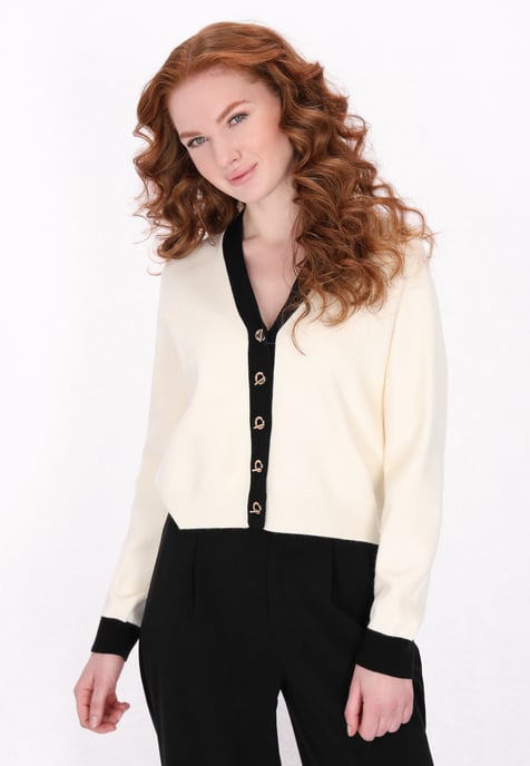 Dreimaster Vest vrouwen offwhite - Image 3