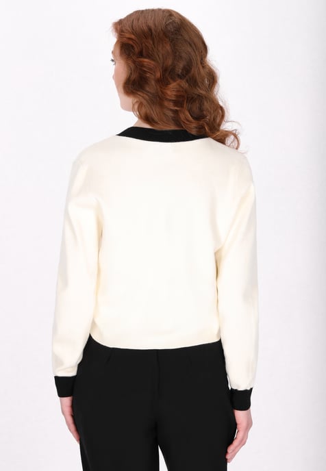 Dreimaster Vest vrouwen offwhite - Image 4