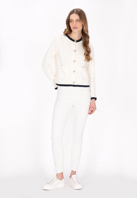 Dreimaster Vest vrouwen offwhite - Image 2