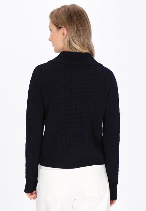 Dreimaster Vest vrouwen marine - Image 4