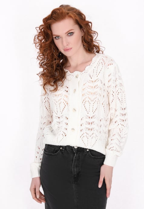 Dreimaster Vest vrouwen offwhite - Image 3