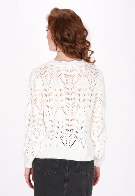 Dreimaster Vest vrouwen offwhite - Image 4