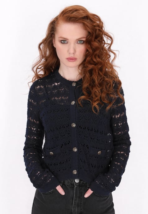 Dreimaster Vest vrouwen marine - Image 3