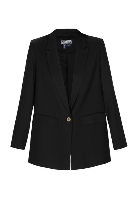 Dreimaster Blazer vrouwen zwart - Image 1