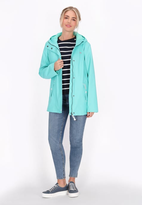 Schmuddelwedda jas vrouwen turquoise - Image 2