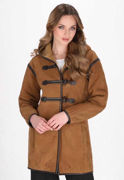 Dreimaster jas vrouwen cognacbruin - Image 3