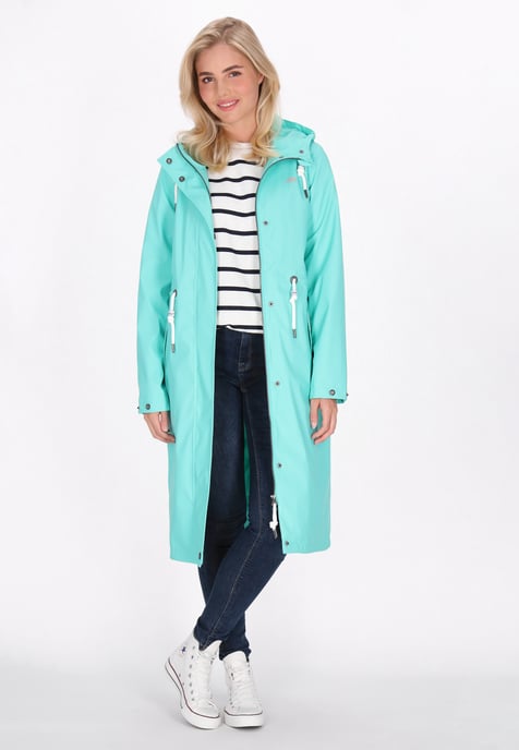 Schmuddelwedda jas vrouwen turquoise - Image 2