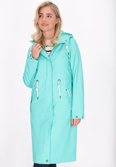 Schmuddelwedda jas vrouwen turquoise - Image 3