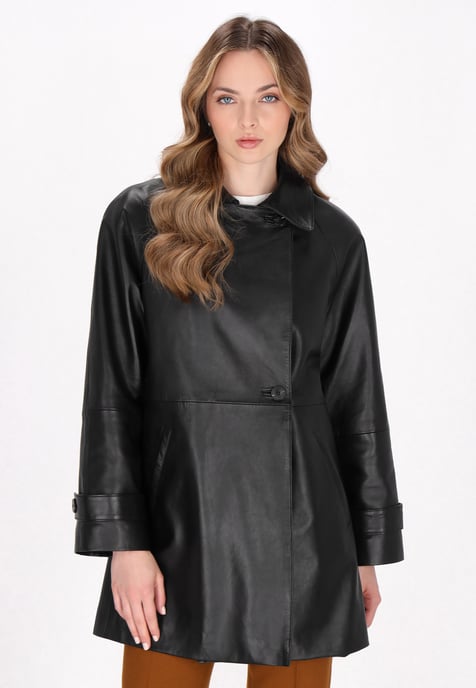Dreimaster jas vrouwen zwart - Image 3