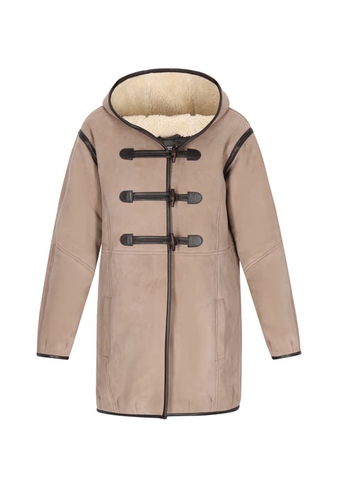 Dreimaster jas vrouwen lichtbeige bruin - Image 1