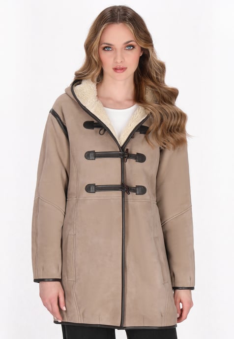 Dreimaster jas vrouwen lichtbeige bruin - Image 3