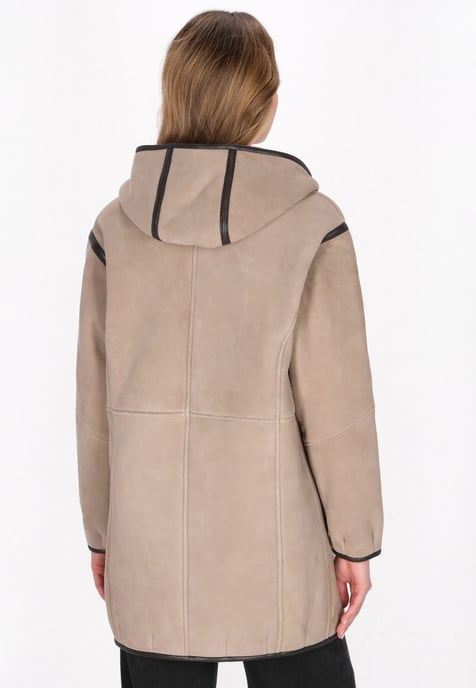 Dreimaster jas vrouwen lichtbeige bruin - Image 4