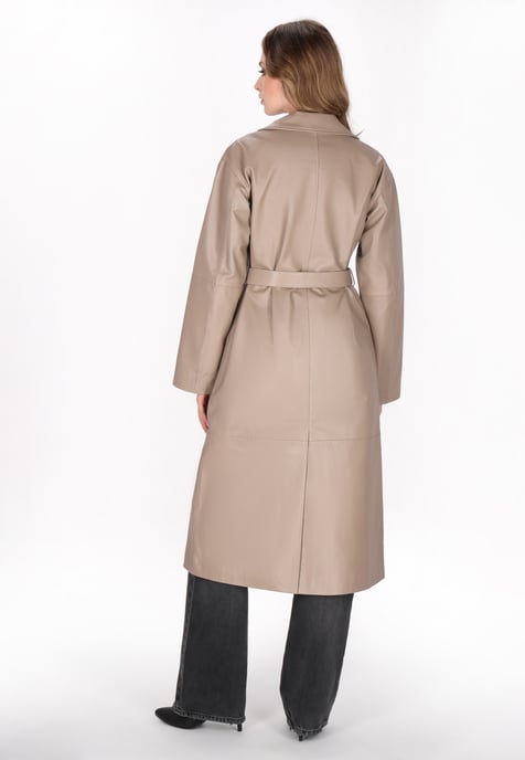 Dreimaster jas vrouwen taupe - Image 4