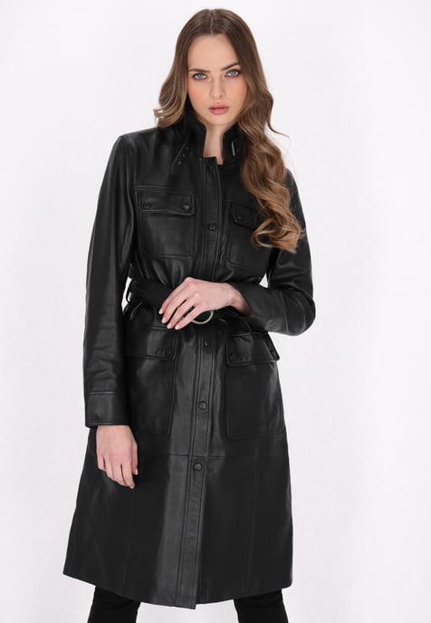 Dreimaster jas vrouwen zwart - Image 3