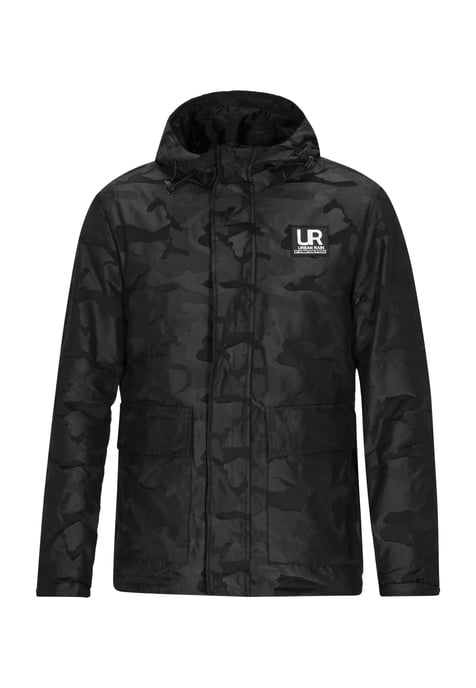 Schmuddelwedda Anorak Heren Grijze camouflage - Image 1