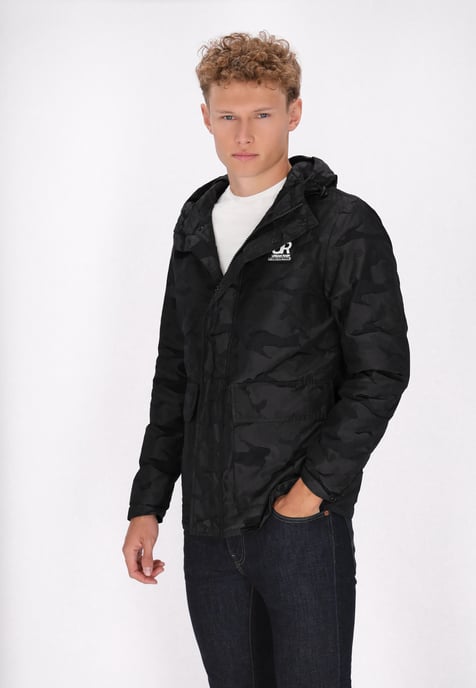 Schmuddelwedda Anorak Heren Grijze camouflage - Image 3