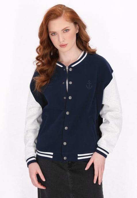 Dreimaster Jas vrouwen marine - Image 3