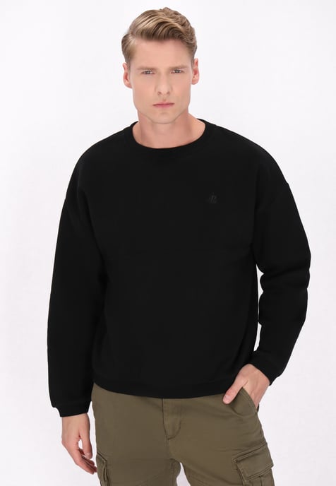 Dreimaster Sweatshirt Heren zwart - Image 3