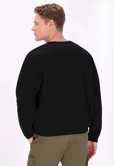 Dreimaster Sweatshirt Heren zwart - Image 4