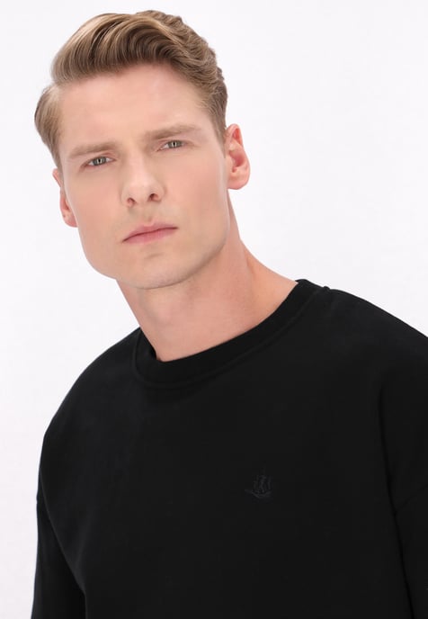 Dreimaster Sweatshirt Heren zwart - Image 5