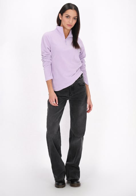 Mymo Fleece trui Dames Licht paars - Image 2