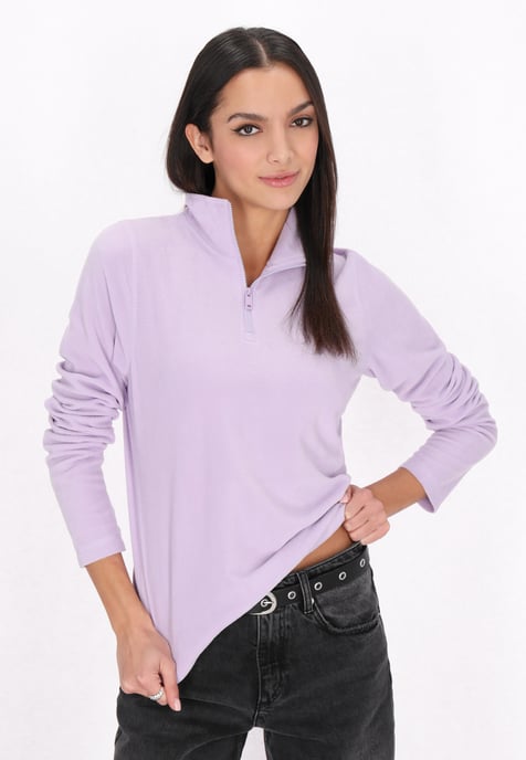 Mymo Fleece trui Dames Licht paars - Image 3