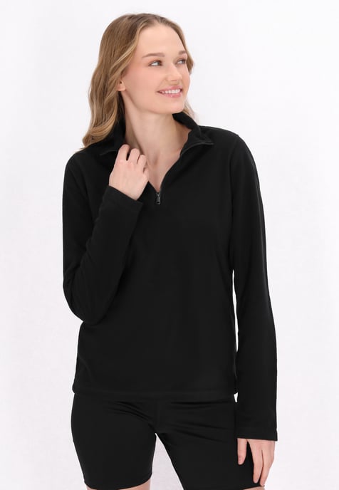 Mymo Fleece trui Dames zwart - Image 3