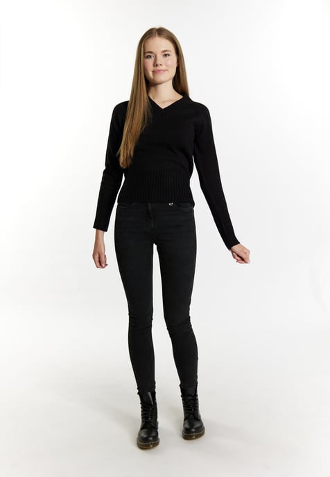 Mymo Knitted pullover women black - Image 2