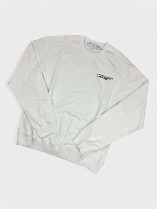 Off-White Off-White Tm Logo Print Crewneck White/Black - Image 2