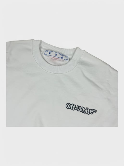 Off-White Off-White Tm Logo Print Crewneck White/Black - Image 3