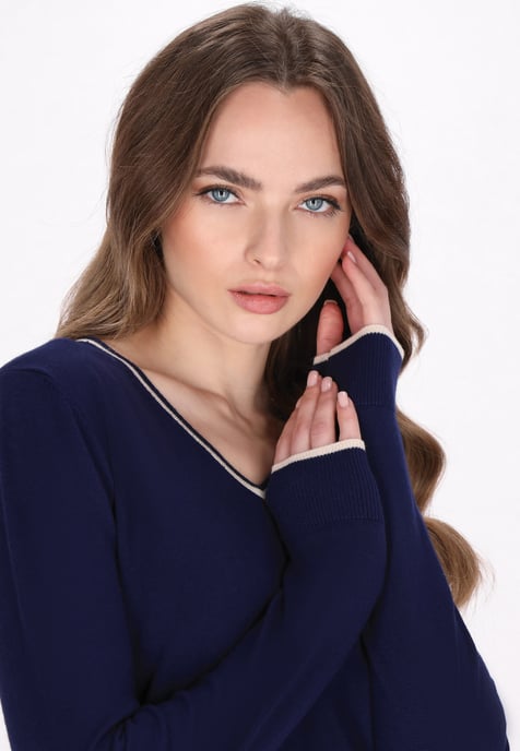 Dreimaster Jumper vrouwen marine - Image 5