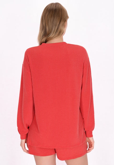 Mymo Nachtkleding vrouwen Kersenrood - Image 4